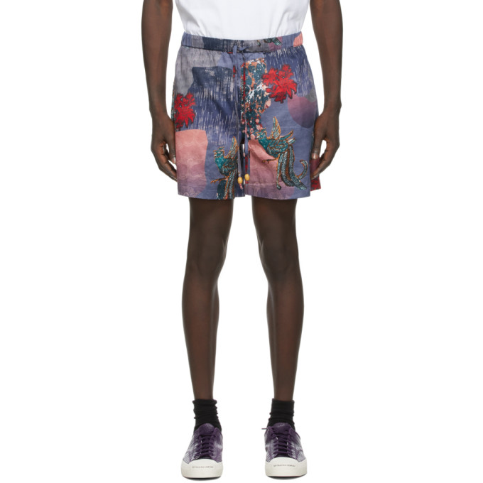 Double Rainbouu Multicolor Perfect Lyre Day Break Shorts