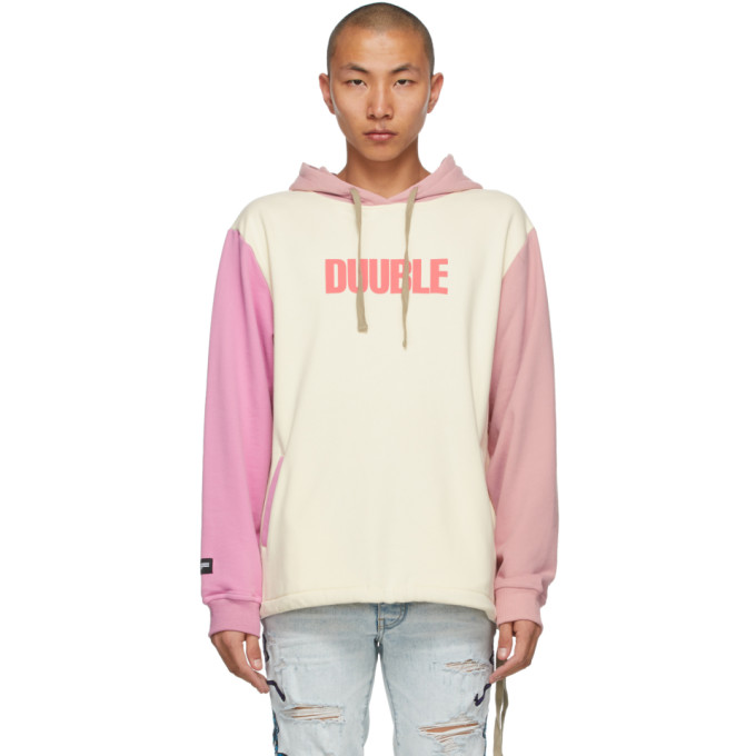 Double Rainbouu Beige and Purple Couch Surf Hoodie