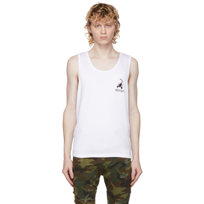 Stolen Girlfriends Club White Scorpion Death Tank Top