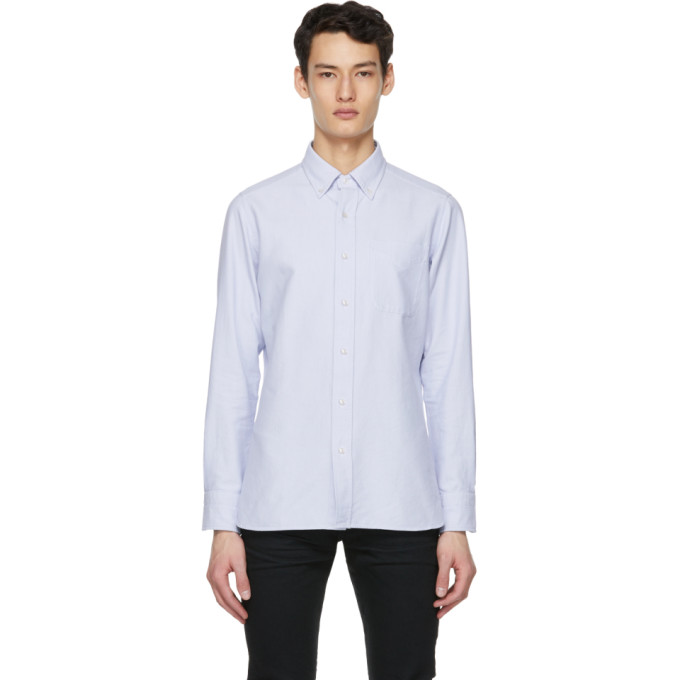 Tom Ford Blue Oxford Leisure Shirt