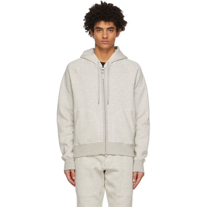 Tom Ford Grey Zip Hoodie