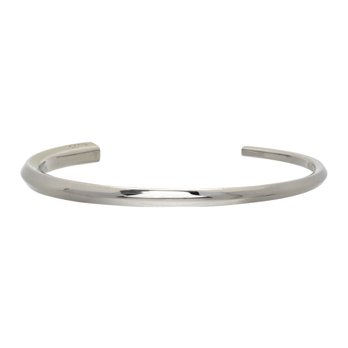 Hugo Silver E-Chopstick Bangle Bracelet