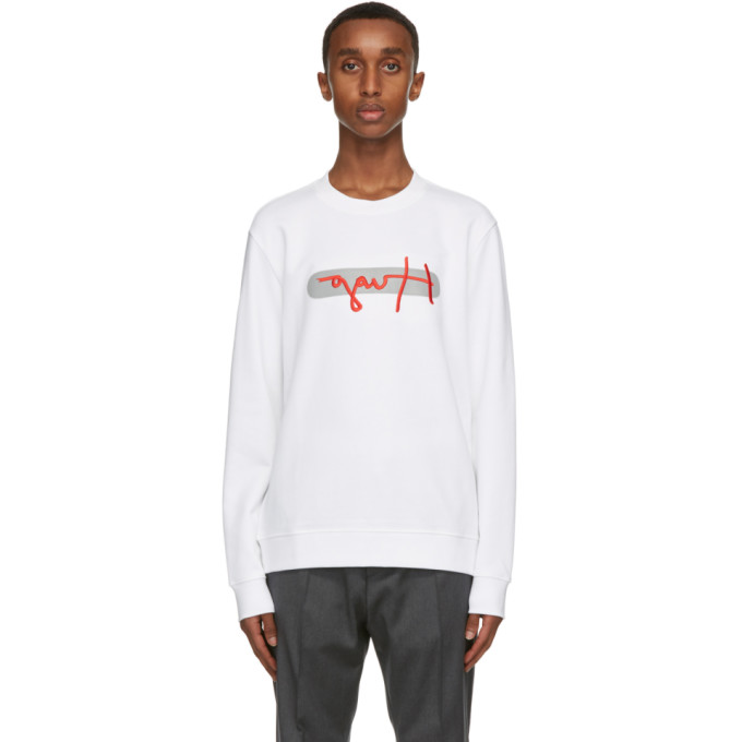 Hugo White Dicago Sweatshirt