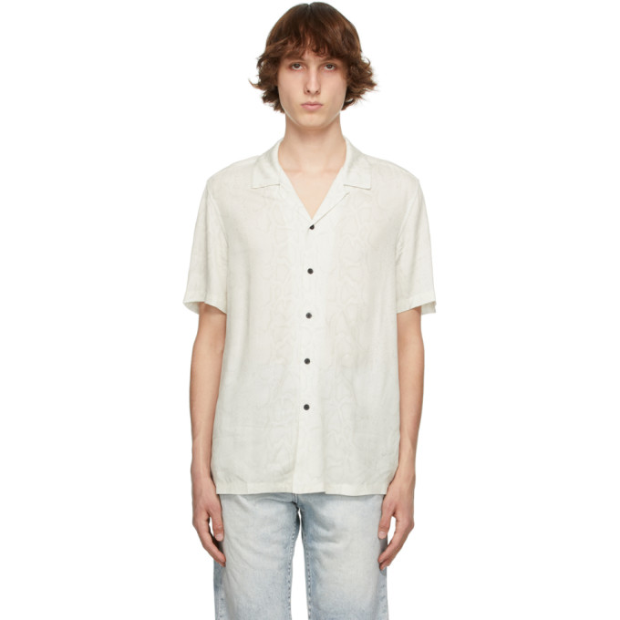 Ksubi Off-white Boa Resort Short Sleeve Shirt In Assorted