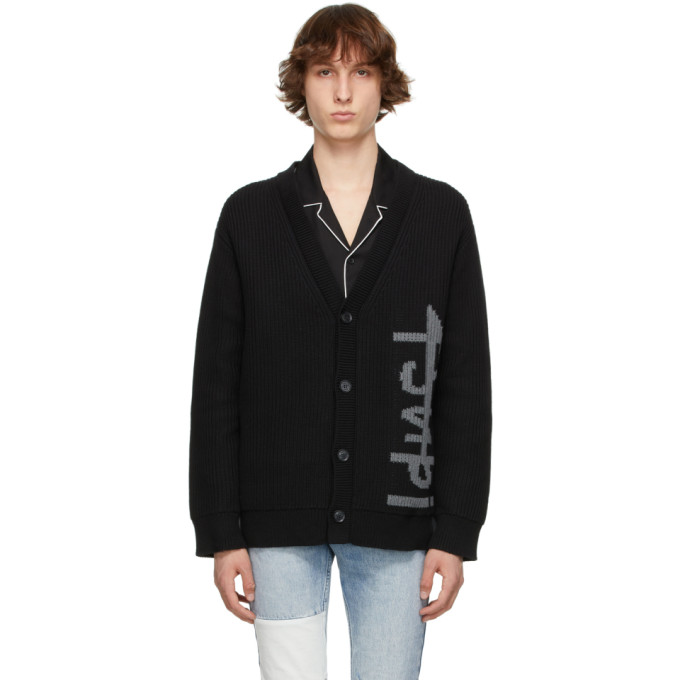 KSUBI BLACK KNETIC CARDIGAN