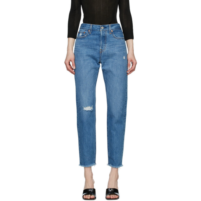 Levis Blue Wedgie Icon Jeans