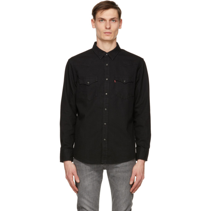 Levis Black Barstow Western Shirt