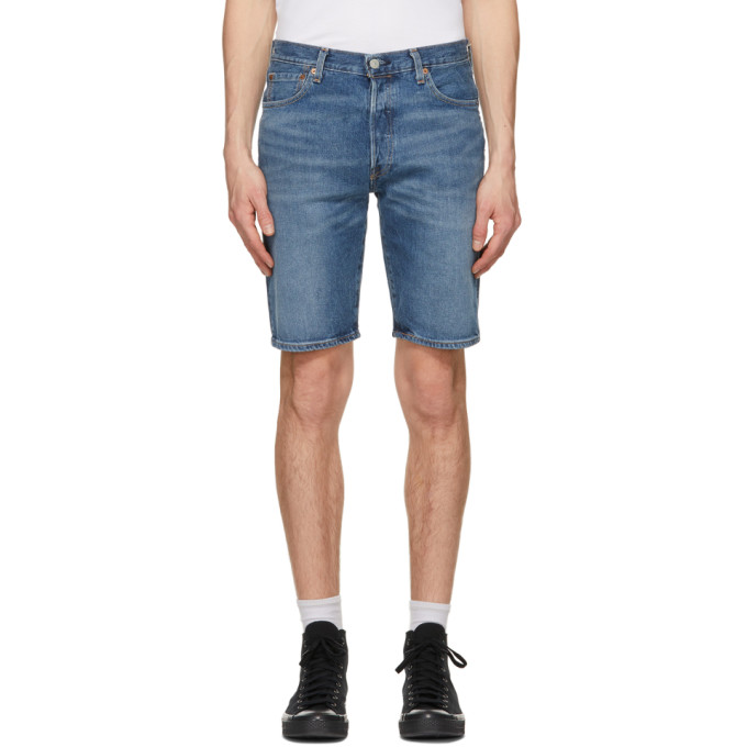 Levis Blue 501 Shorts