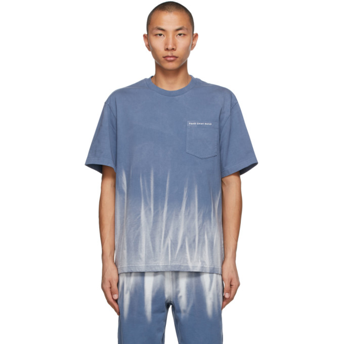 Feng Chen Wang Blue Tie-Dye T-Shirt