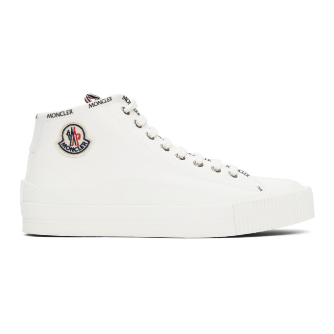 Moncler White Lissex Sneakers