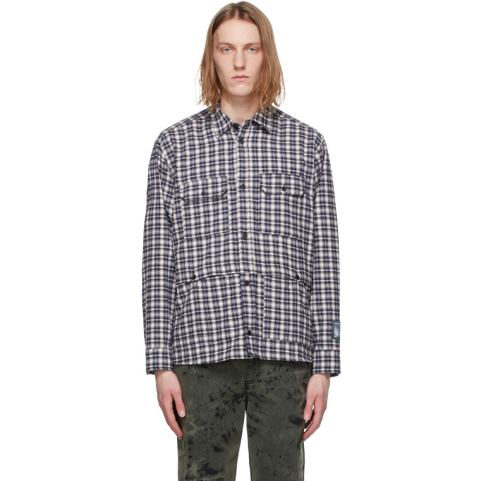 Reese Cooper Blue Flannel Shirt