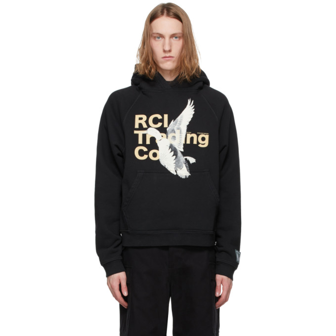 Reese Cooper Black Duck Print Hoodie