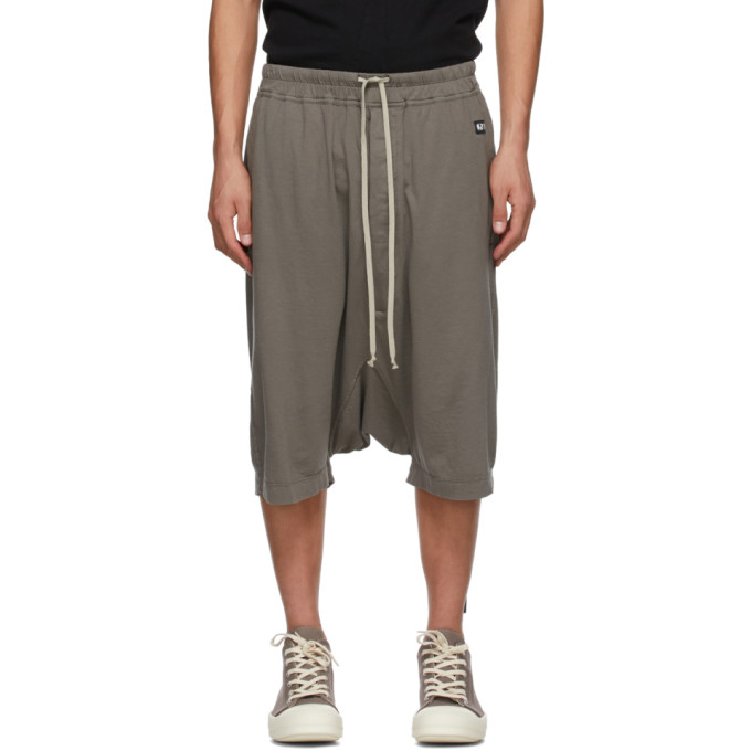 Rick Owens Drkshdw Grey Pods Shorts