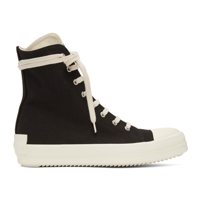 Rick Owens Drkshdw Black High Sneakers