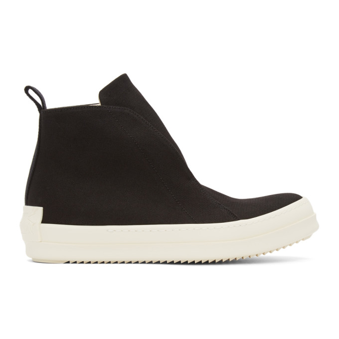 Rick Owens Drkshdw Black Slip-On Sneakers