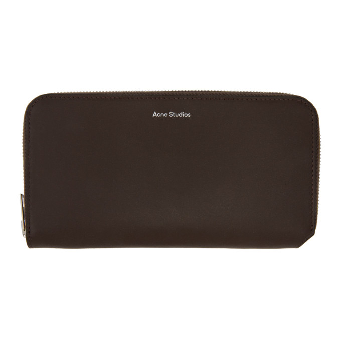 Acne Studios Brown Continental Wallet