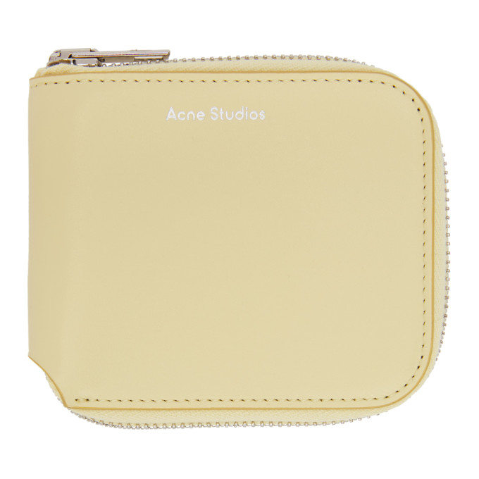 Acne Studios Off-White Compact Zip Wallet