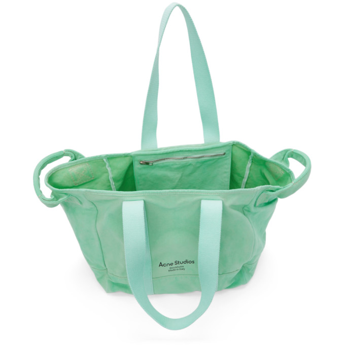 ACNE STUDIOS GREEN WEBBING TOTE