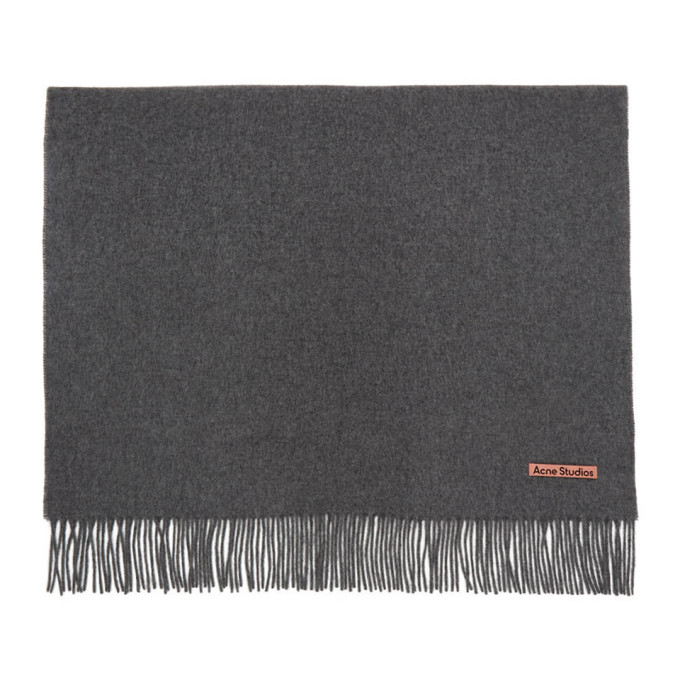 Acne Studios Grey Oversized Scarf