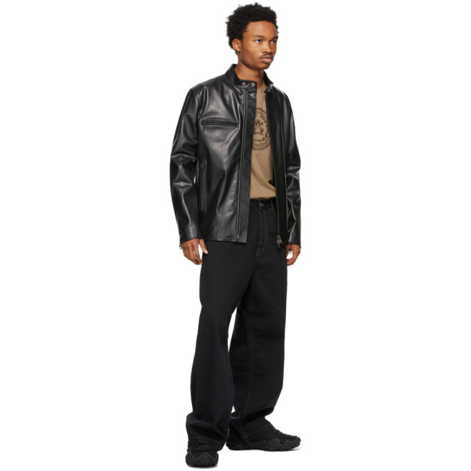 ACNE STUDIOS BLACK LEATHER JACKET