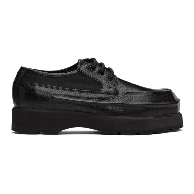 Acne Studios Black Leather Derbys