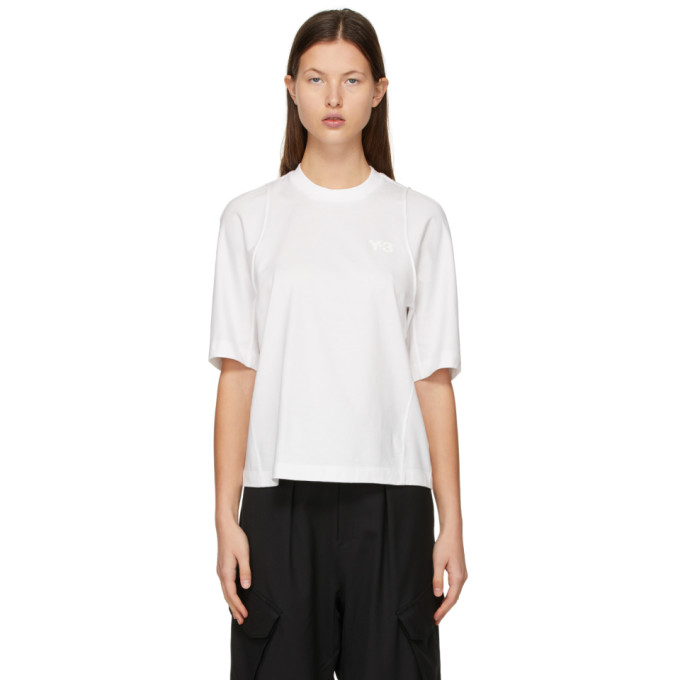 Y-3 White Classic Tailored T-Shirt