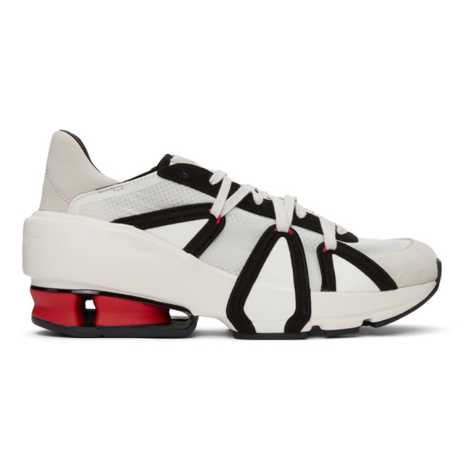 Y-3 OFF-WHITE & BLACK SUKUI III SNEAKERS