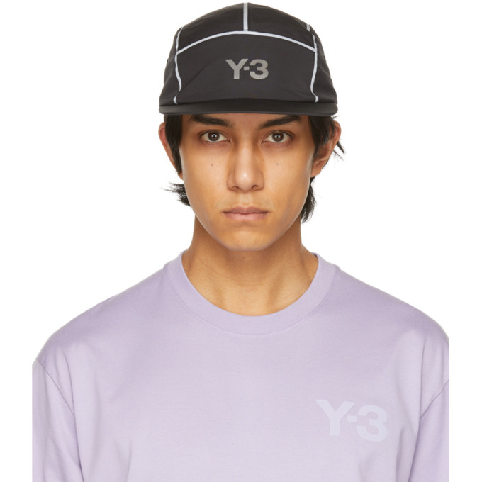 Y-3 Black Ref Logo 5-Panel Cap