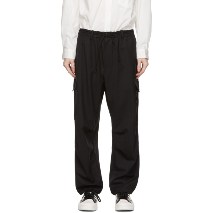 Y-3 Black Wool CL Cargo Pants