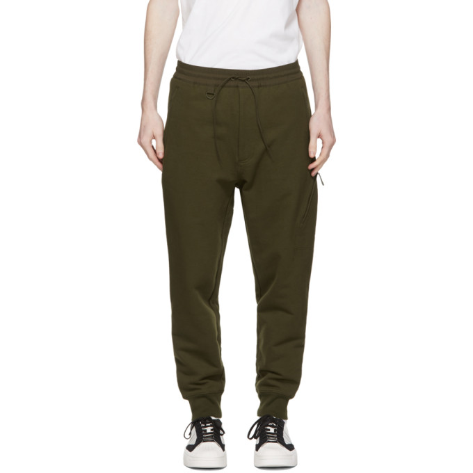 Y-3 Khaki Cuffed Lounge Pants