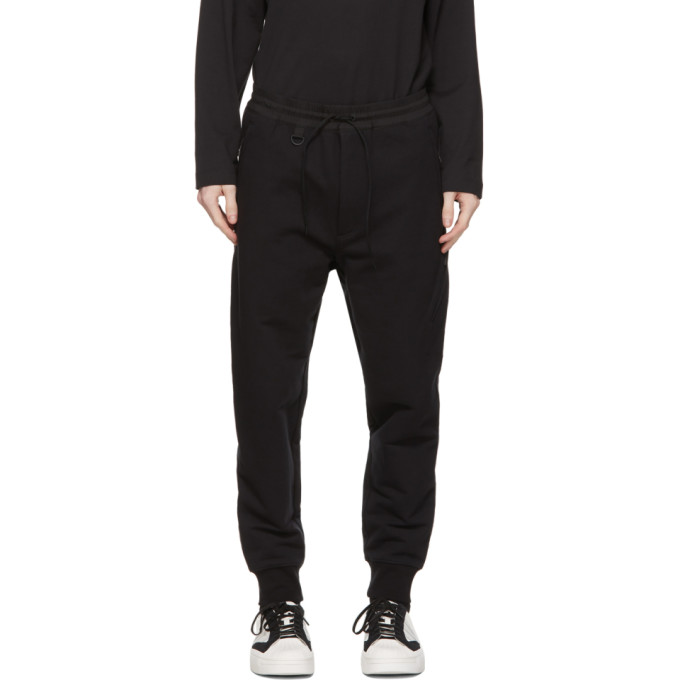 Y-3 Black Cargo Utility Lounge Pants