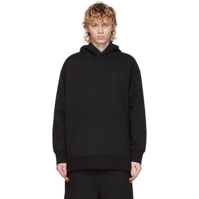 Y-3 Black Classic Logo Hoodie