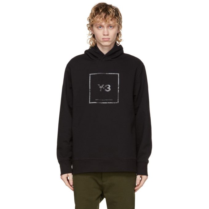 Y-3 Black U Square Hoodie