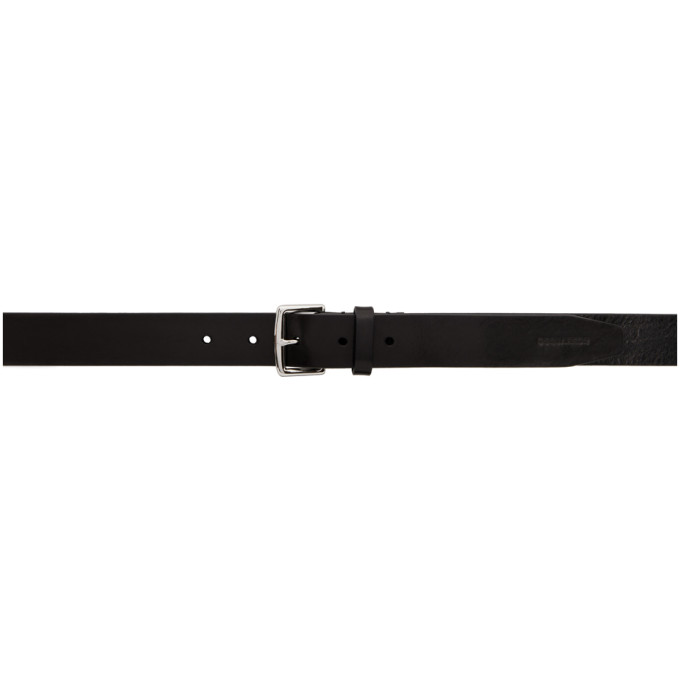 Dsquared2 Black Leather Simple Man Belt