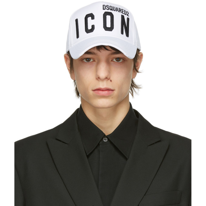 Dsquared2 White Icon Baseball Cap