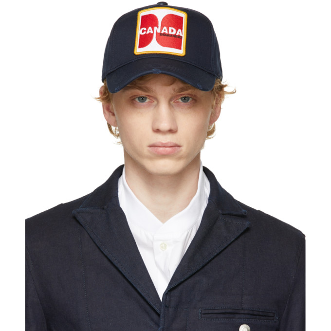 Dsquared2 Navy Canada Baseball Cap