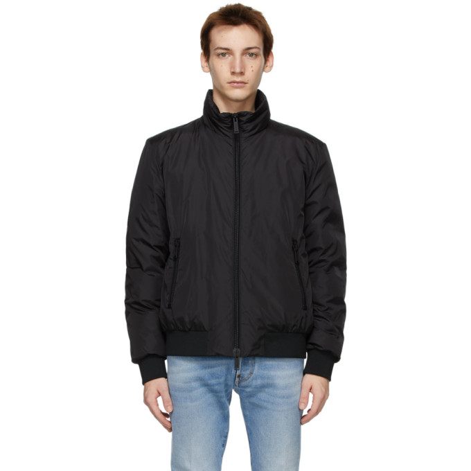 Dsquared2 Black Down Icon Bomber Jacket