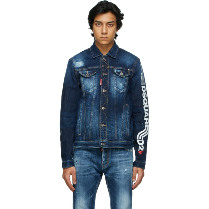 DSQUARED2 DSQUARED2 BLUE DENIM DAN JACKET
