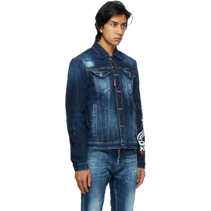 DSQUARED2 DSQUARED2 BLUE DENIM DAN JACKET