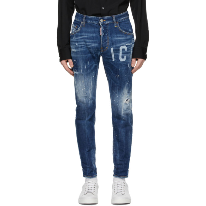 Dsquared2 Blue Icon Skater Jeans