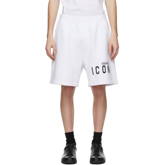 Dsquared2 White Icon Shorts