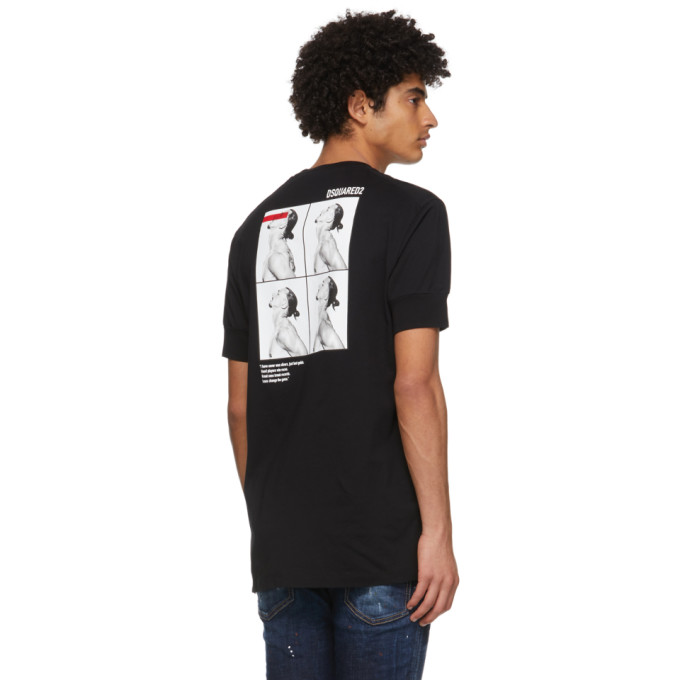 DSQUARED2 DSQUARED2 BLACK IBRAHIMOVIC EDITION ICON T-SHIRT