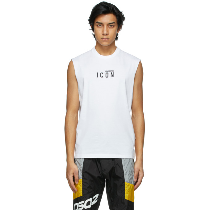 Dsquared2 White Zlatan Ibrahimovic Edition Icon T-Shirt