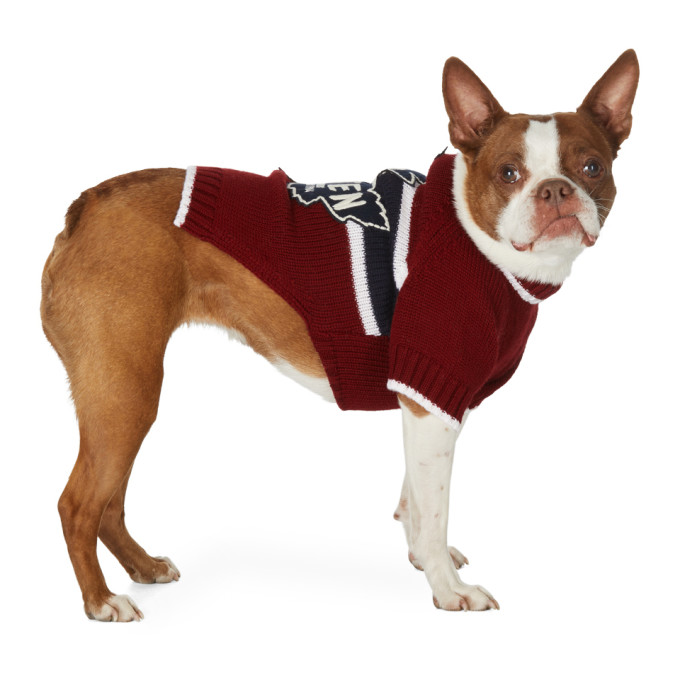 Dsquared2 Red Poldo Dog Couture Edition Quebec Sweater