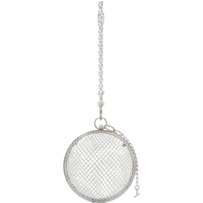 Martine Ali Silver Cage Ball Bag