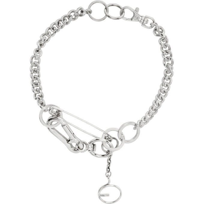 Martine Ali Silver Cecile Hardware Choker