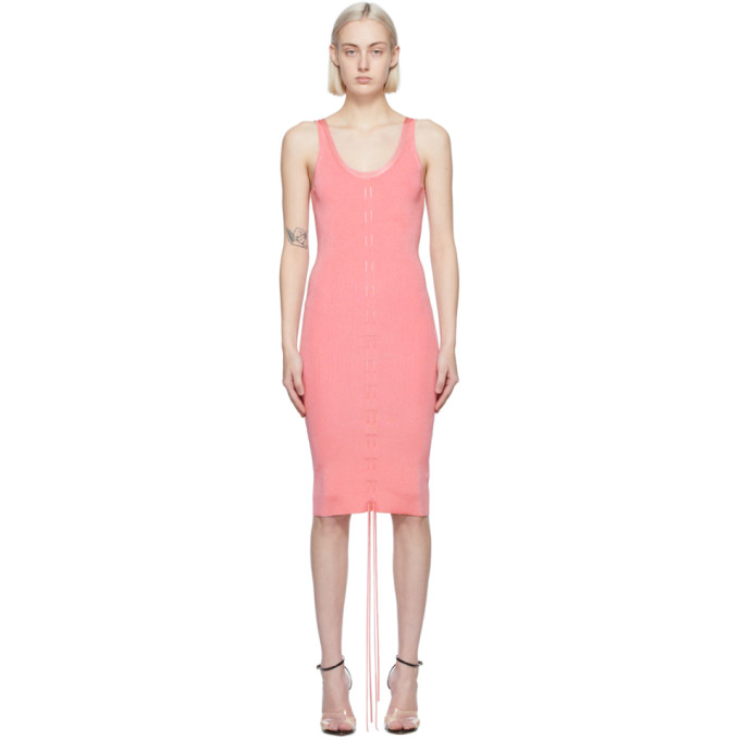 Helmut Lang Pink Lacing Dress