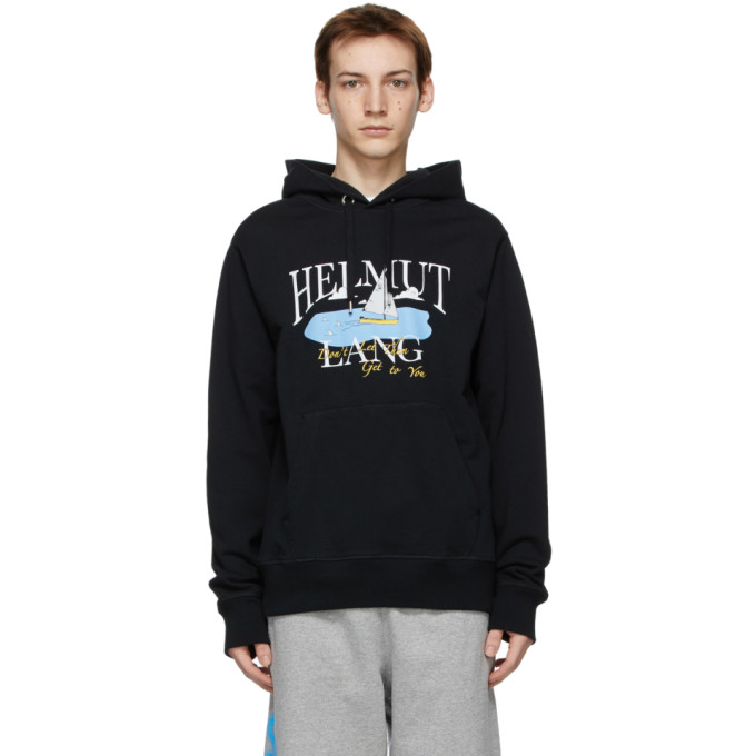 Helmut Lang Black Saintwoods Edition HL Ocean Hoodie