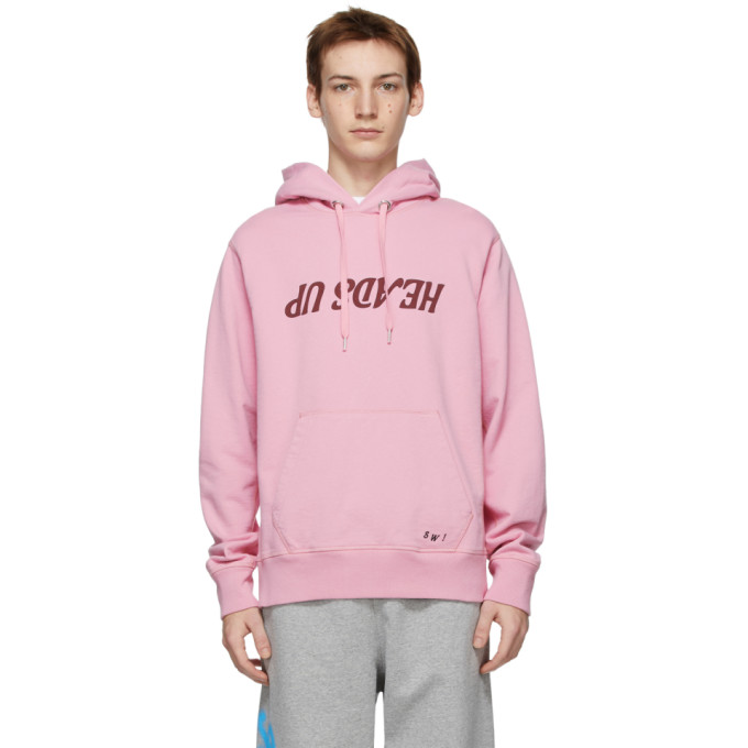Helmut Lang Pink Saintwoods Edition Heads Up Hoodie