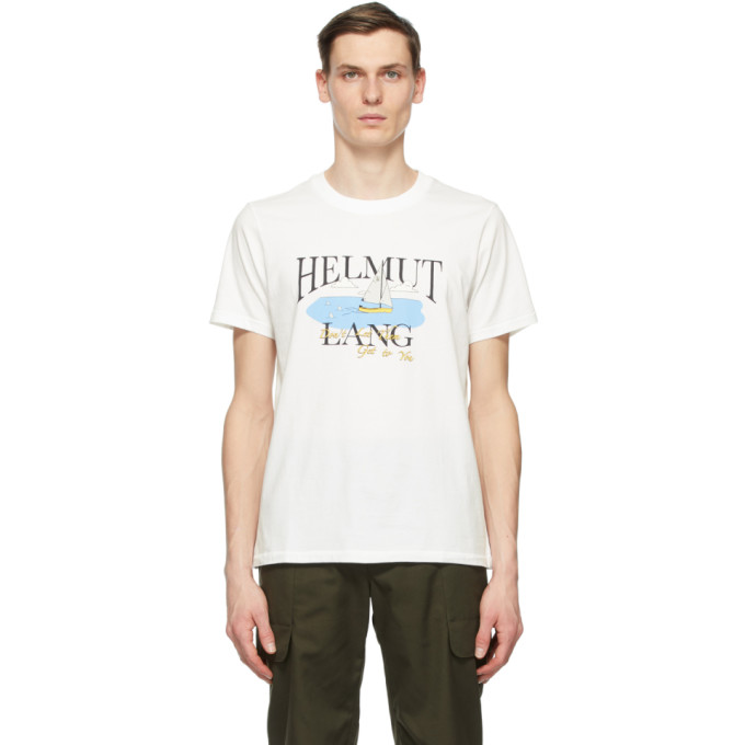 Helmut Lang White Saintwoods Edition HL Ocean T-Shirt